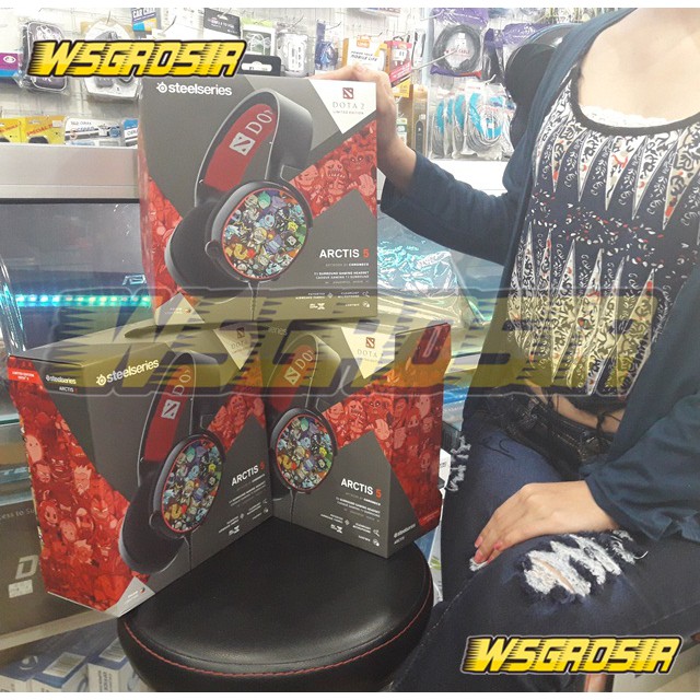 Jual Headset Arctis 5 dota 2 Limited Edition headset gaming Dota2