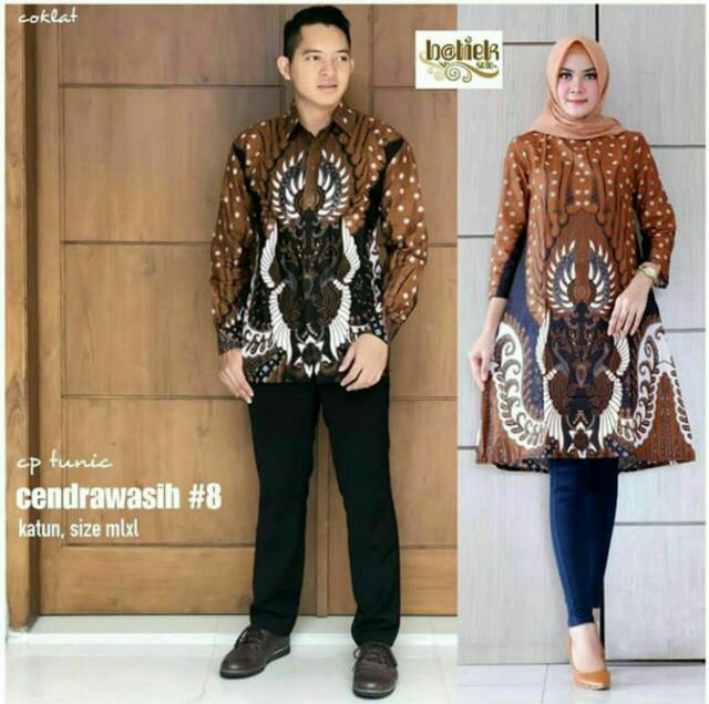 GROSIR COUPLE BATIK TUNIK CENDRAWASIH 8