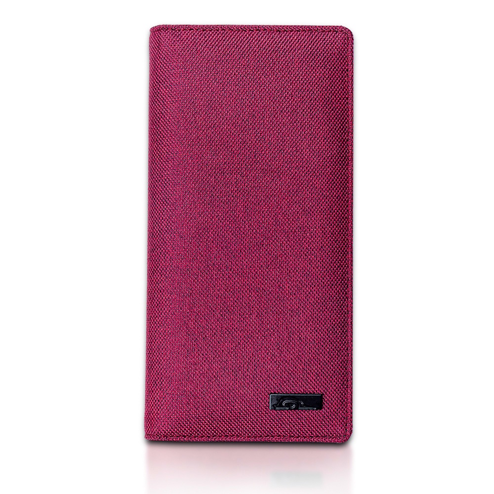 JFR Fashion Dompet Pria Panjang Bahan Kulit Canvas JP09-MAROON