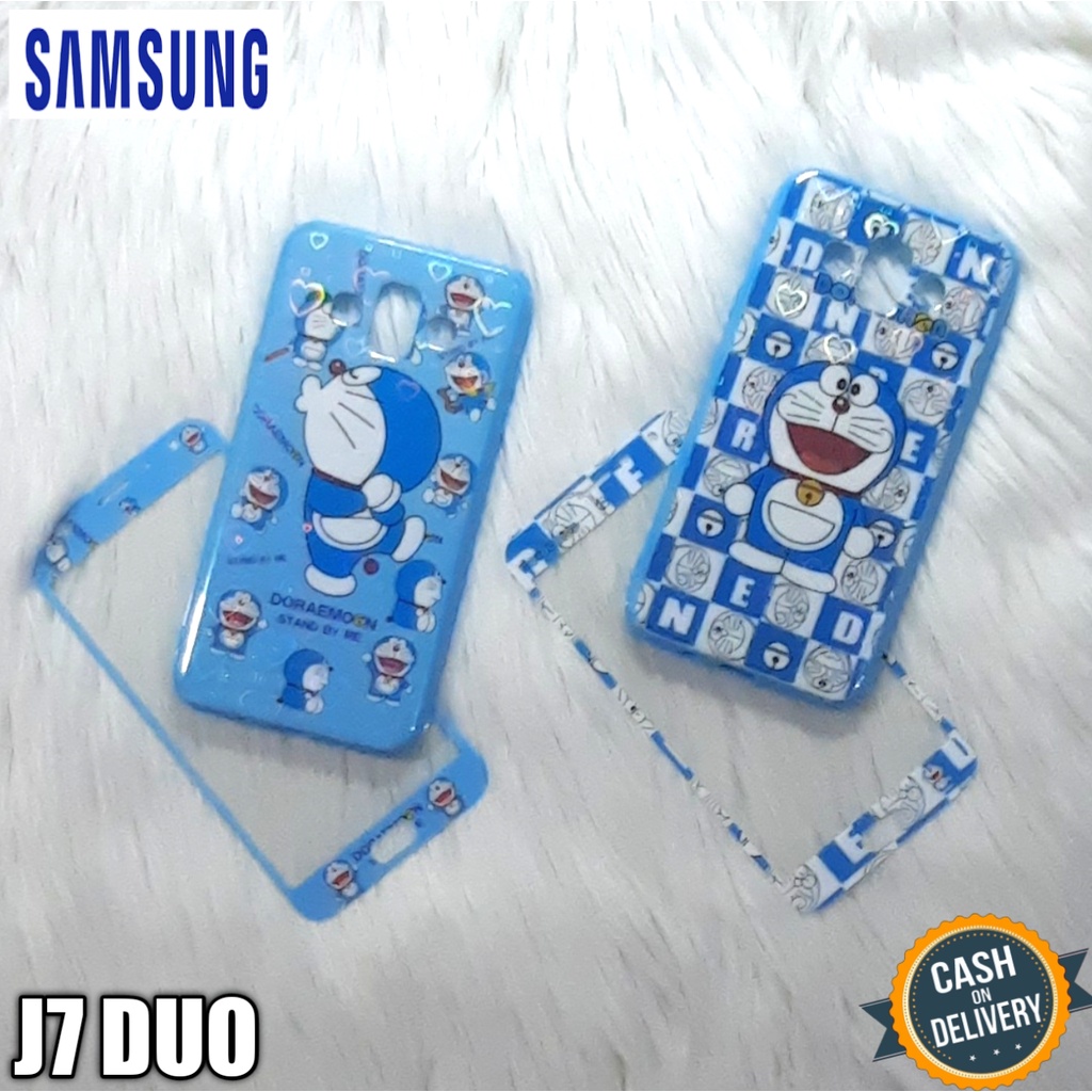 Softcase Samsung J7 Duo Case Hp Casing Hp + Tempered Glass