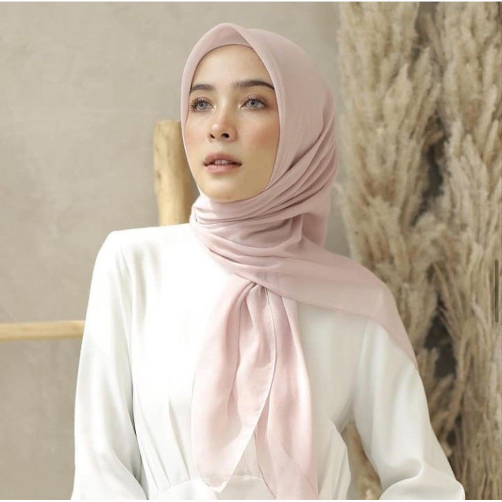 Kerudung Segi Empat Paris Jilbab Paris Segiempat Polos Pasar Hija'b