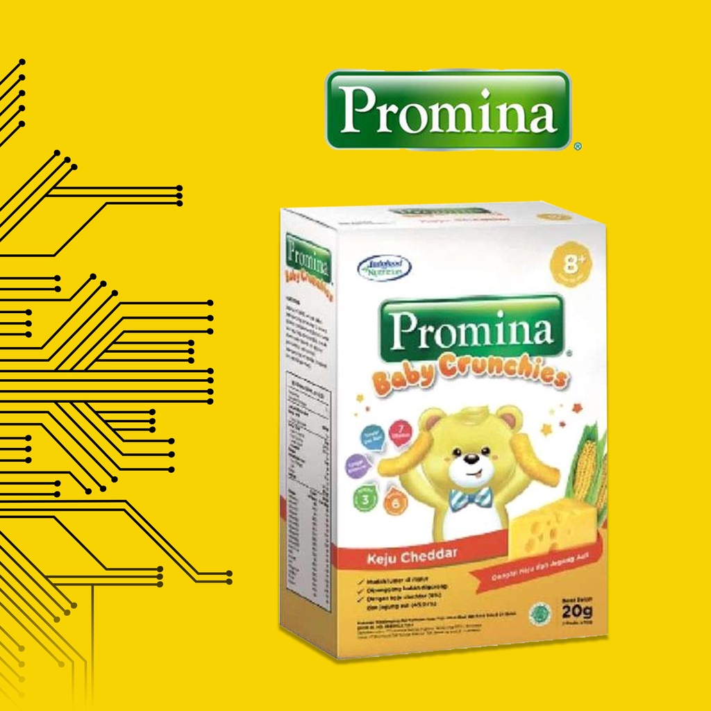 PROMINA Baby Crunchies 8+ Camilan Bayi 8 Bulan MPASI Promina Biskuit