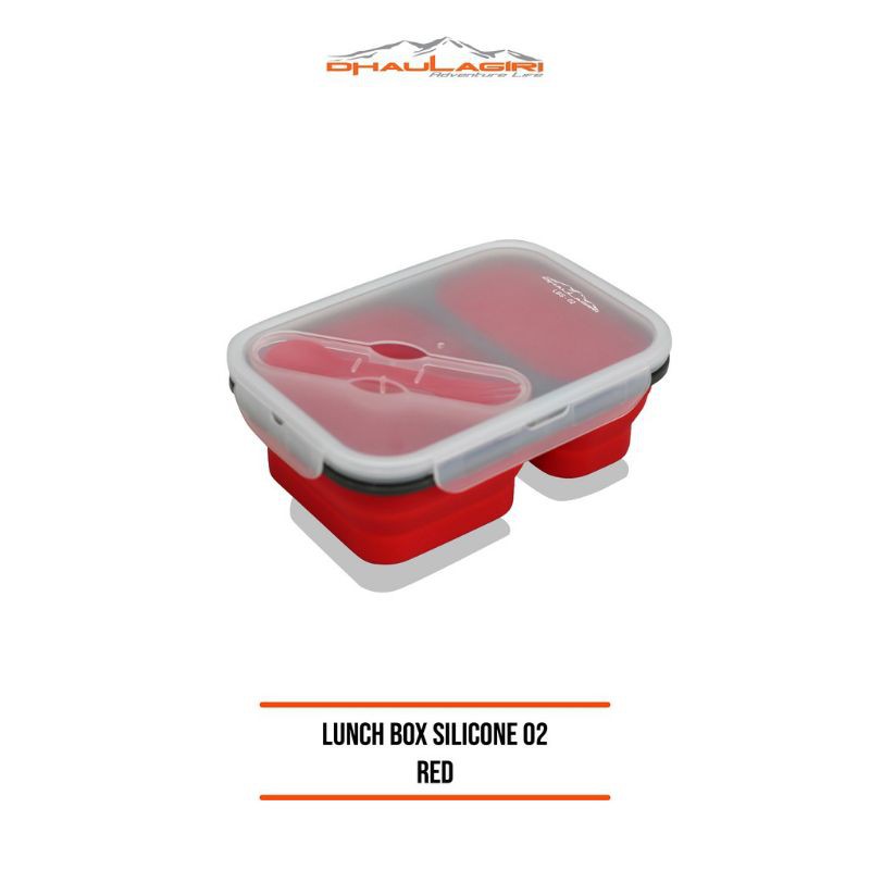 Dhaulagiri Lunch Box Silicon Tempat makan Kotak Bekal sekolah DH 02