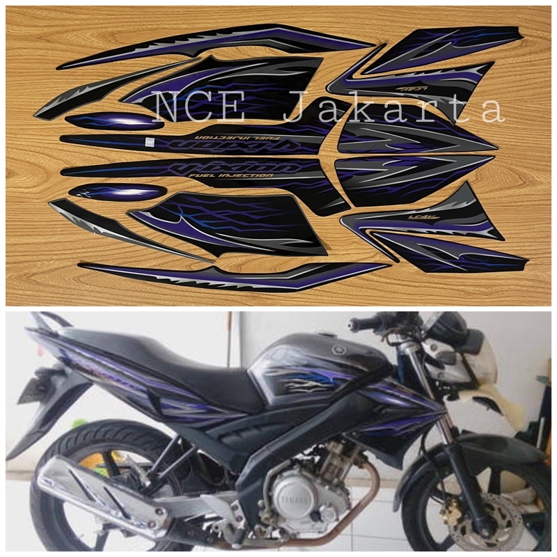 STIKER STRIPING MOTOR VIXION 2010 ABU UNGU