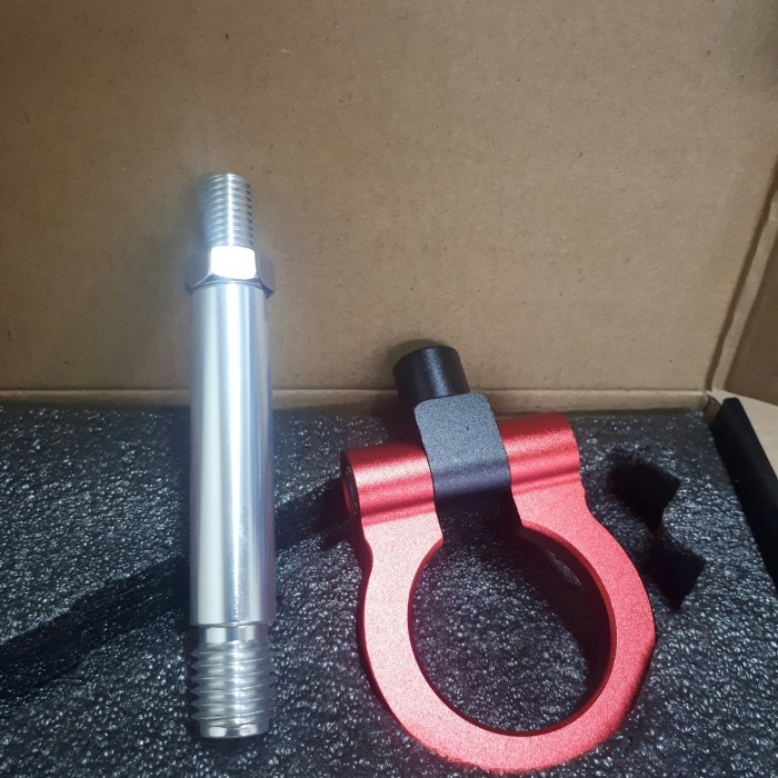 towing hook Honda Jazz, tarikan mobil bumper depan