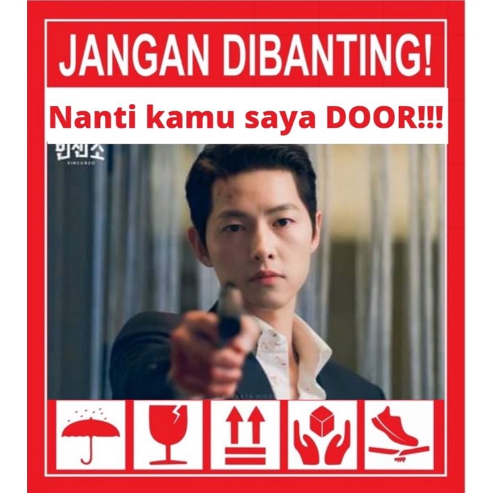 

(READY STOK)Stiker Fragile K-POP Song Joong Ki | Stiker Fragile Custom | Stiker Pecah Belah | Stiker Jangan Dibanting | Stiker