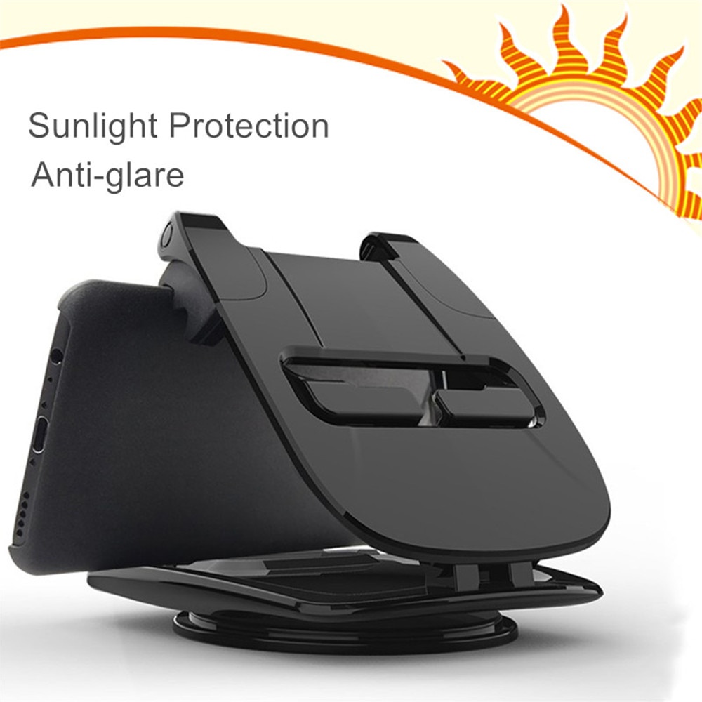 Universal Car Dashboard Phone Holder 360 Degree Rotate Sucker  Non-slip Bracket Fit for 4.0 To 6.5 Inch Mobile Phone Stand