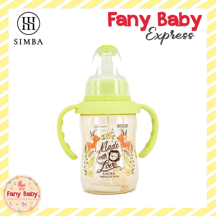 SIMBA PPSU BOTTLE HANDLE STANDARD NECK DOROTHY 150ML