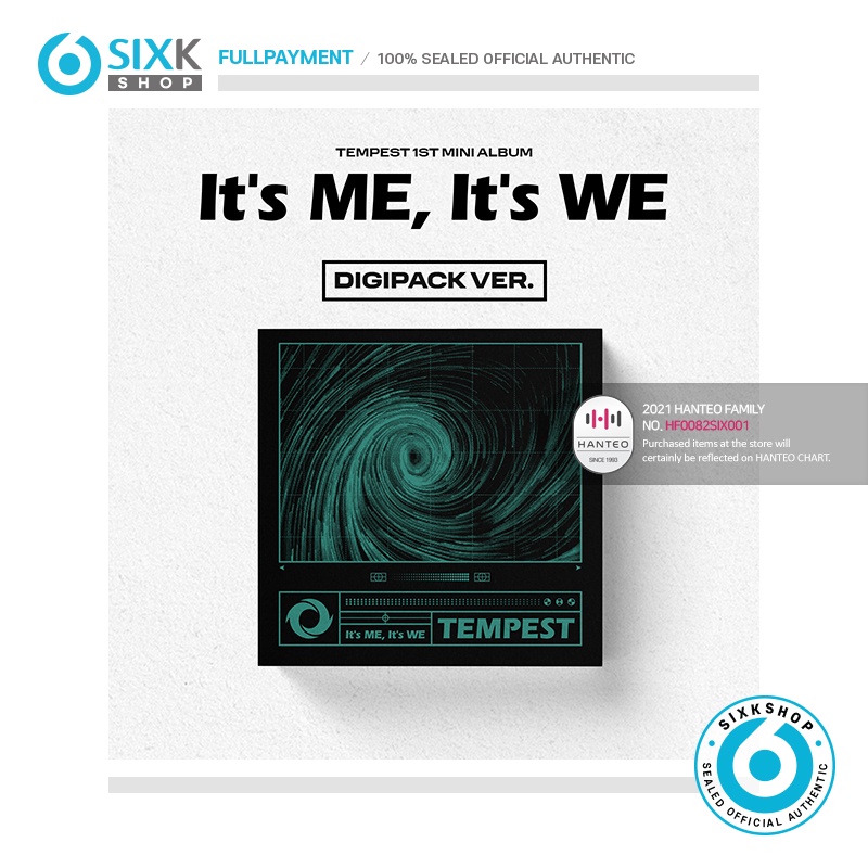 (Digipack ver.) TEMPEST - 1st Mini Album It's ME, It's WE