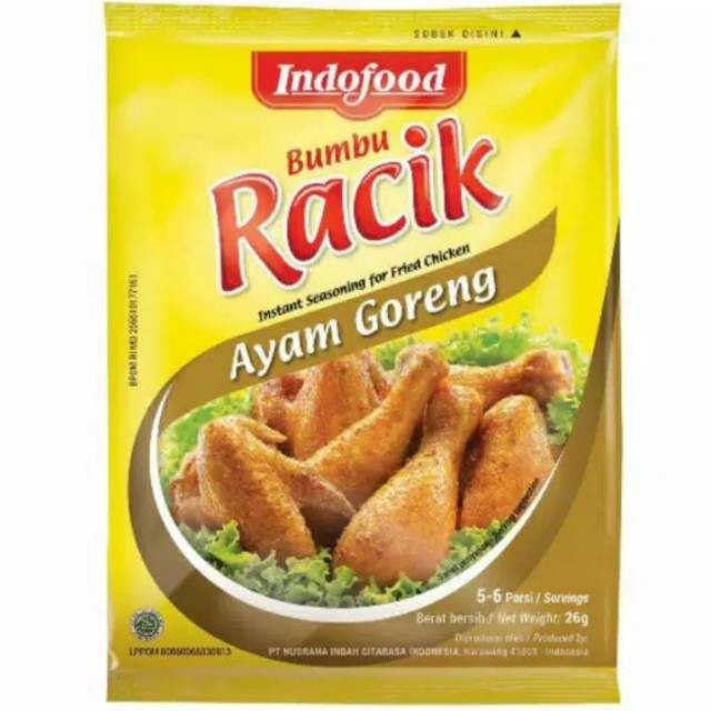 

Indofood Bumbu Racik Ayam Goreng 26 Gr
