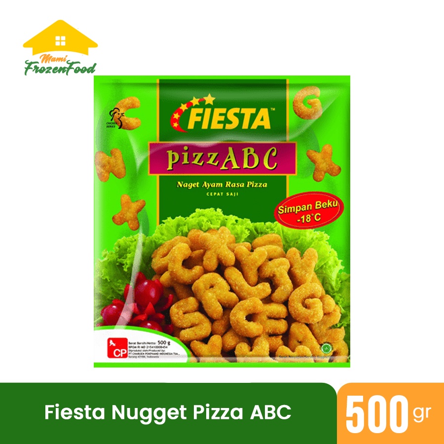 

Fiesta Nugget Pizza ABC / Naget Ayam Rasa Pizza (400gr)