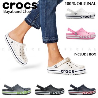  Crocs  Bayaband Clog Original Sepatu Sandal  Pria dan Wanita 