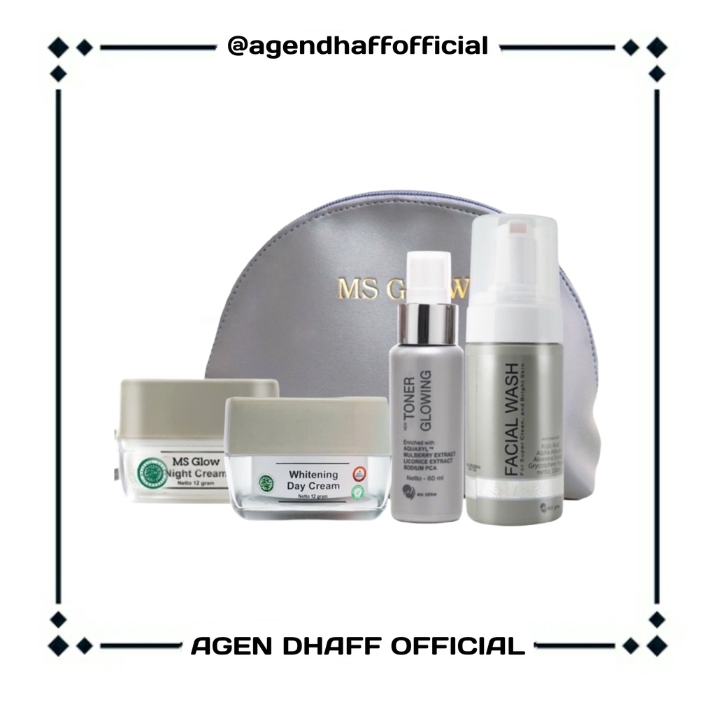 MS GLOW Paket Wajah BY AGEN DHAFF