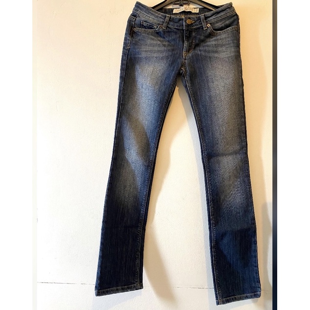 Zara Aged Jeans Flare Jeans