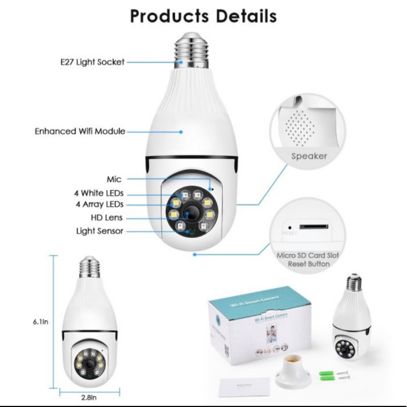 IP BOHLAM KAMERA CCTV WIRELESS PANORAMA FISHEYE 360 derajat APP ICSEE