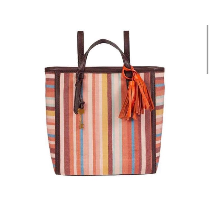 TAS WANITA FOSSIL CAMILLA BACKPACK VINTAGE ORANGE