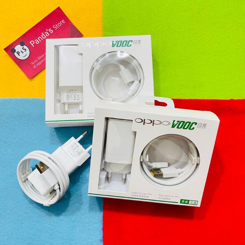 Charger Oppo VOOC Micro &amp; Type-C Fast Charging 100% Original [Premium]