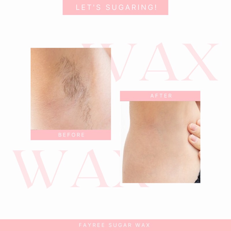 Yura x Fayree Sugar Wax / Paket Lengkap Cold Waxing / Pencabut Bulu