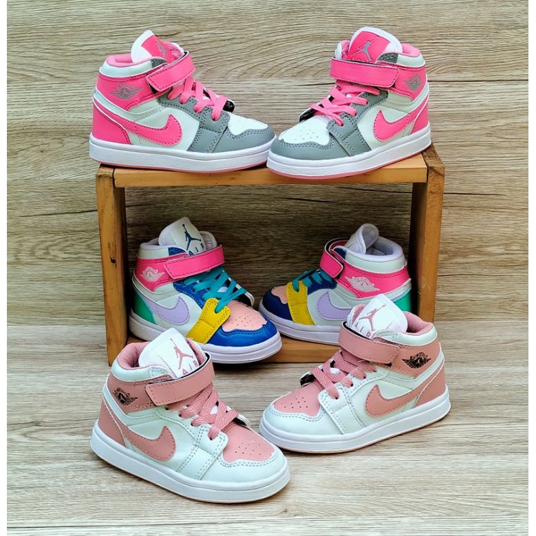 SEPATU JORDAN ANAK PEREMPUAN PREMIUM HIGH QUALITY SEPATU NIKE ANAK CEWEK KIDS KADO