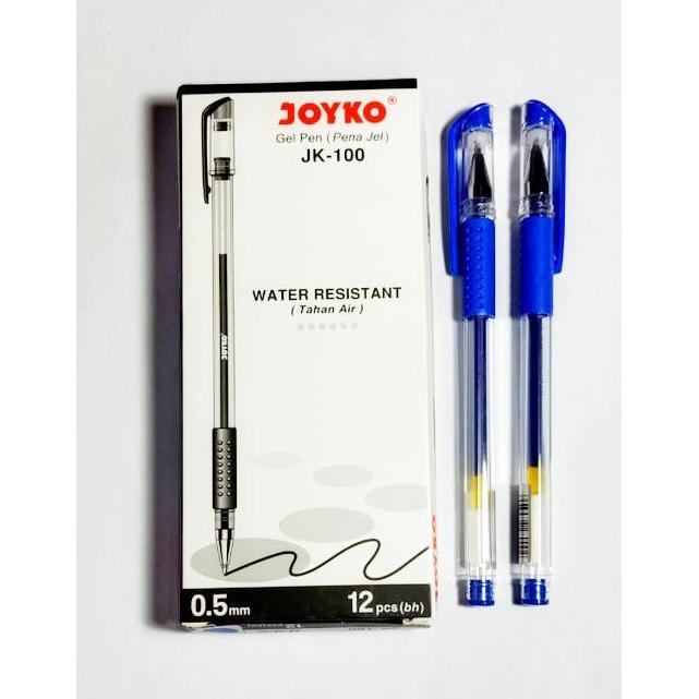 

\\\\\] Joyko Gel Pen King Jeller JK-100 Tinta Hitam Tahan Air Satuan