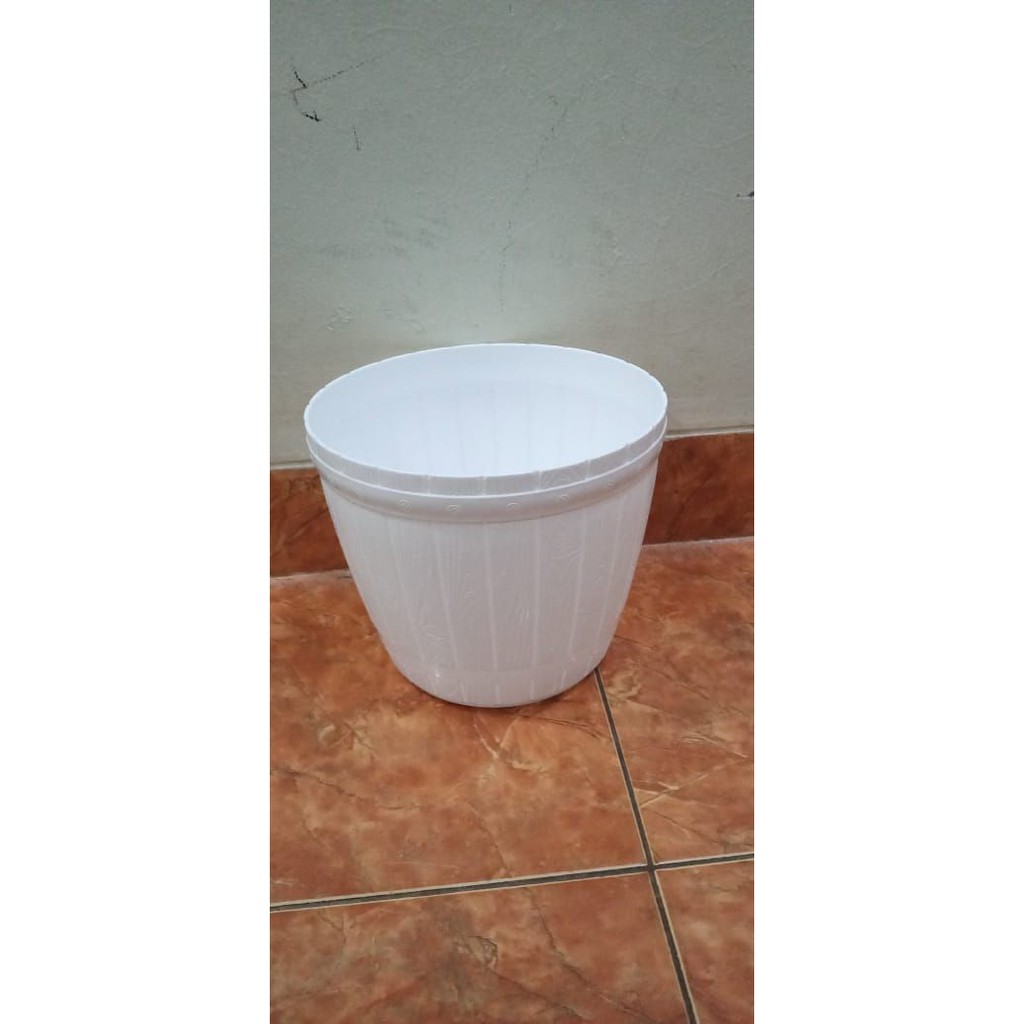 promo POT bunga Gentong motif kayu no 27  / Pot Tanaman Hias lovenia motif Gentong kayu 27 /Pot Cant