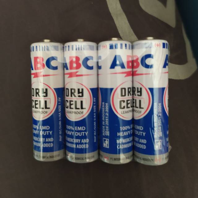 Baterai ABC biru AA 4pcs