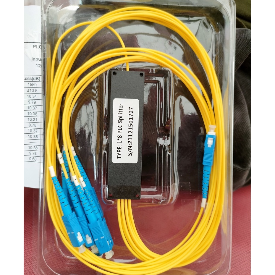 passive splitter 1:8 mini modular high quality / passive splitter 1 8 ( plc )