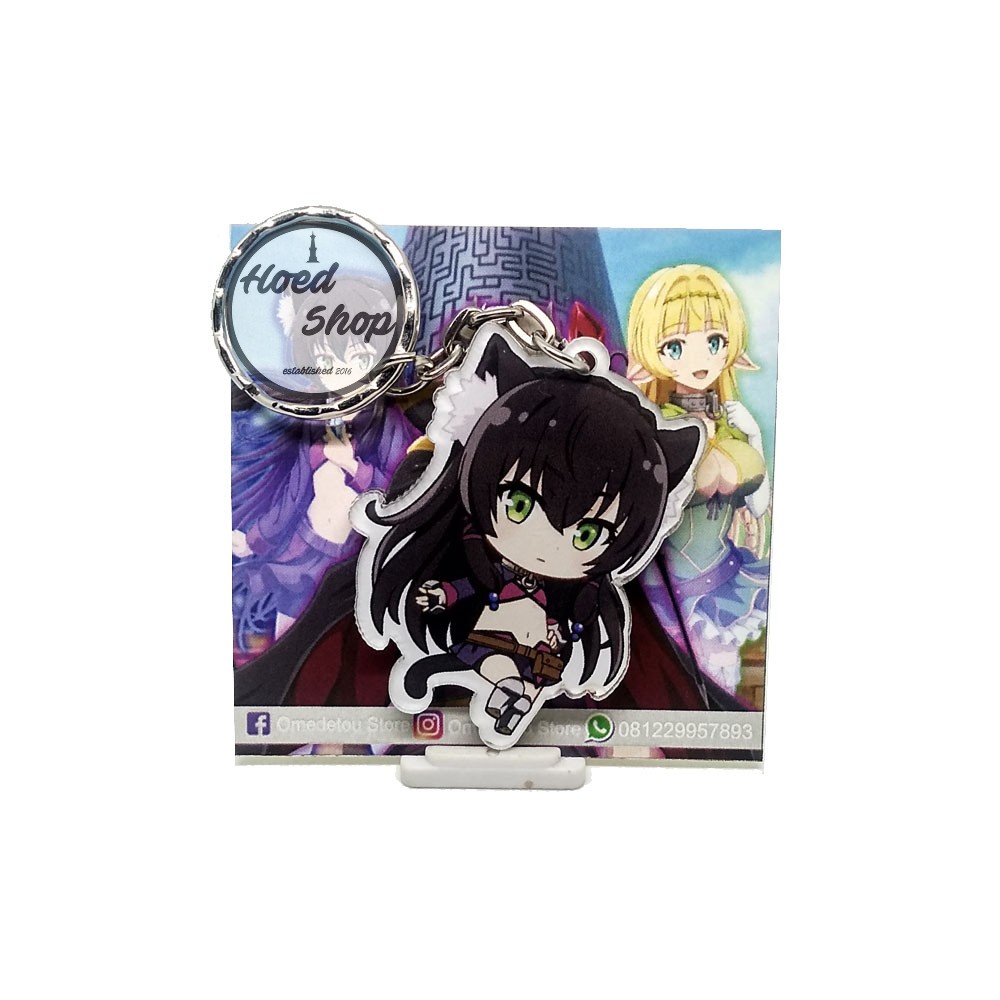 Gantungan Kunci Anime Isekai Maou to Shoukan Rem Galeu