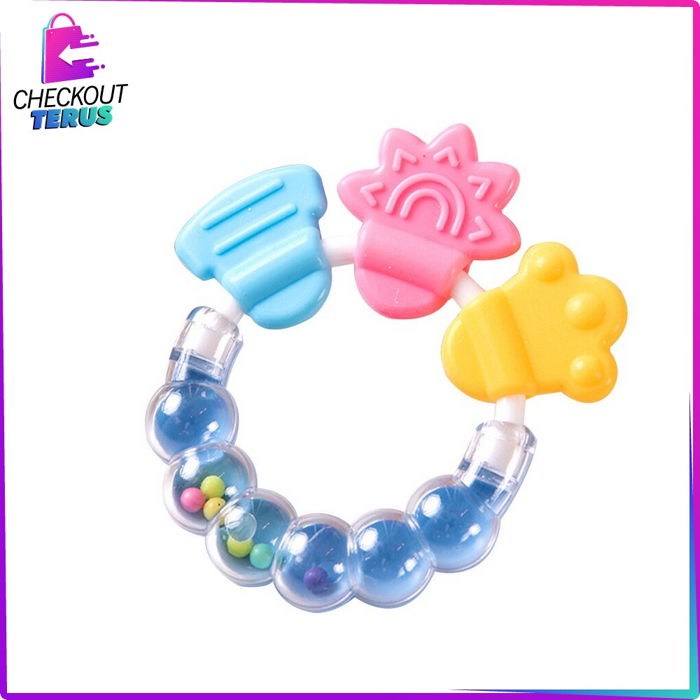 CT M71 Mainan Rattle Genggam Empeng Bayi Maenan Kerincingan dan Gigitan Bayi Baby Teether Toys