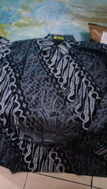 Ajisaka Parang Lawasan Kemeja Batik Pria Katun Sragenan Full Furing