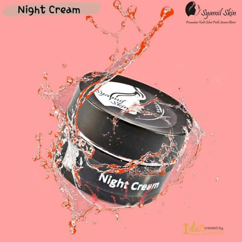 malam cream Syamil skincare night cream Syamil skin ||Agen Syamil||