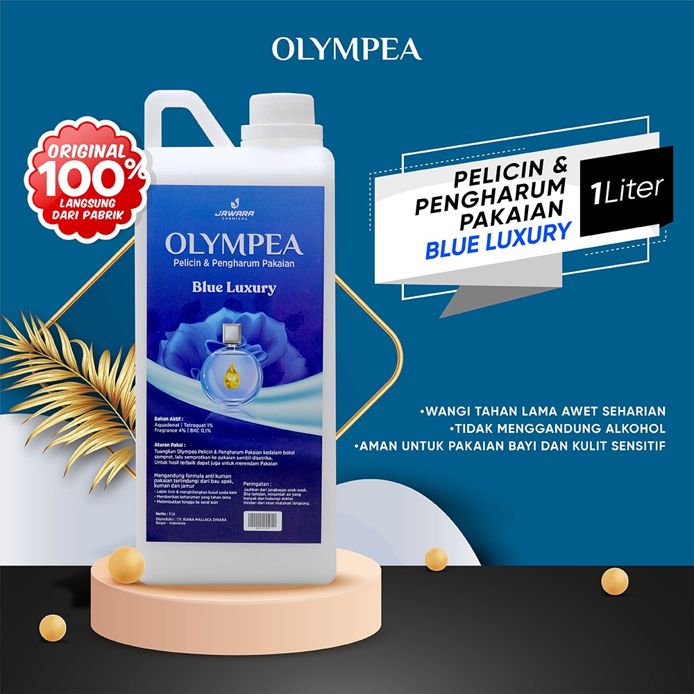 Pelicin Pewangi Pakaian Olympea 1 Liter Non Alkohol