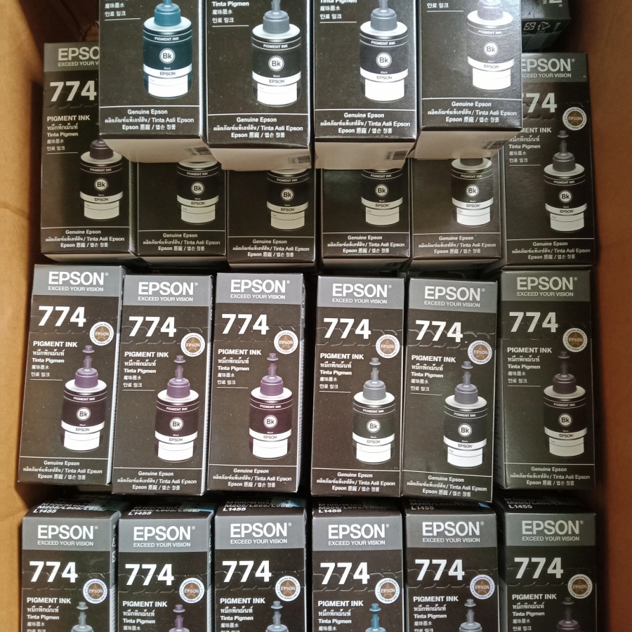 TINTA EPSON 774/T7741 PIGMENT BLACK ORIGINAL