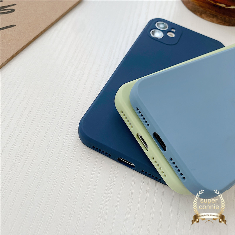 Soft Case Tpu Warna Permen Polos Untuk Iphone 11 12 Pro Max 8 7 6 6s Plus X Xs Se 12 Mini