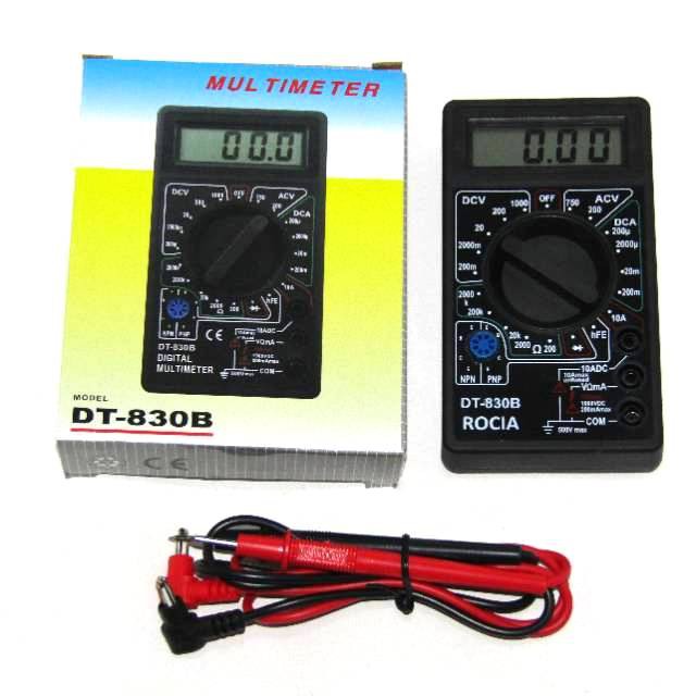 multitester digital tester digital mini tester kecil Tester Multitester Avometer Digital DT830B