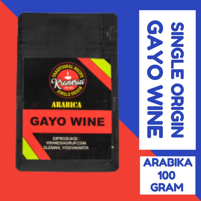 Jual Arabika Gayo Wine Gr Kopi Bubuk Biji Aceh Gayo Arabica Coffee Indonesia Shopee