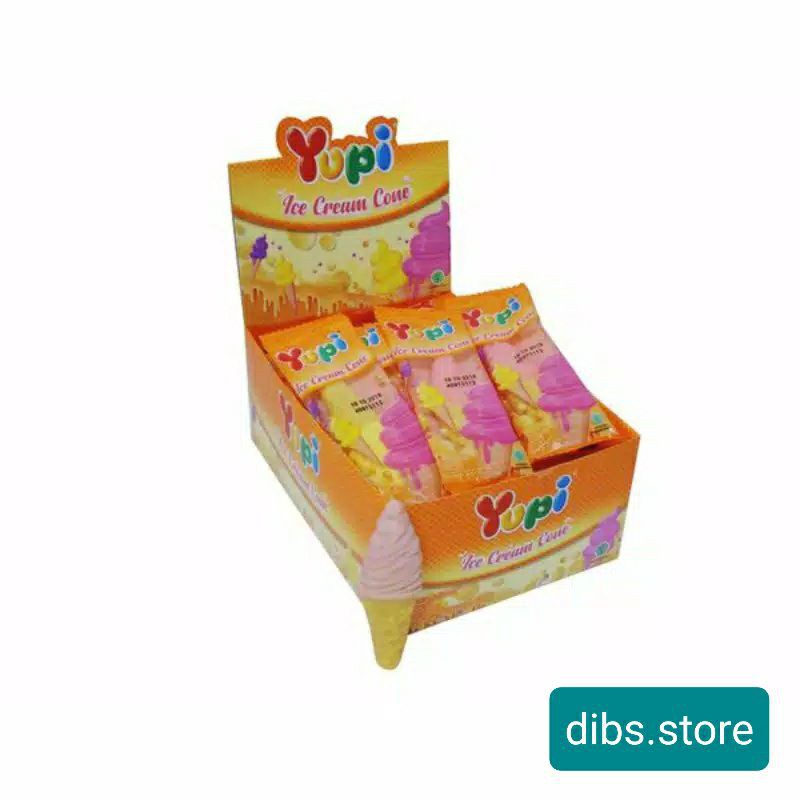 

Yupi Ice Cream Cone Box isi 24 pcs