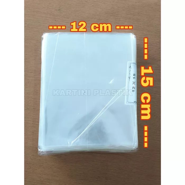 

Plastik OPP Tanpa Lem Ukuran 12x15