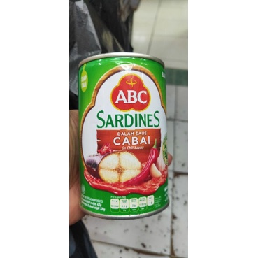 

Sarden ABC kaleng besar 425 gram