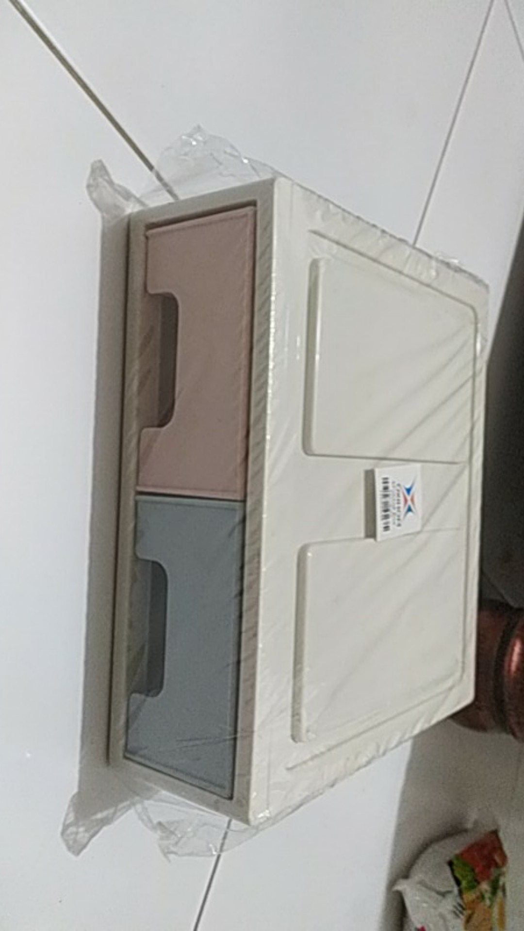 Oxihom B302 Rak Kamar Mandi Tempel Gantung Plastik Rak Sabun