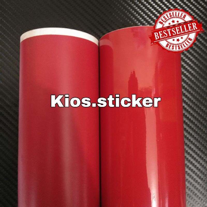 Skotlet Merah Doff Scotlet Dop Skotlet Red Glossy  Stiker Motor Merah Glosy dan Doff