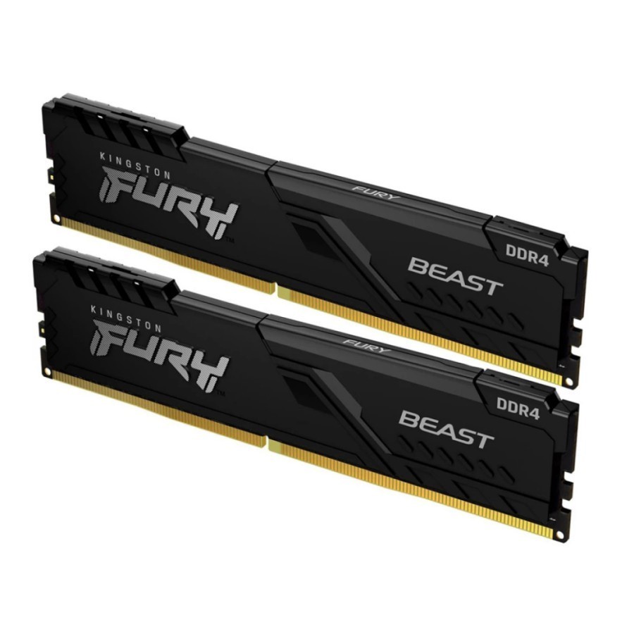 KINGSTON FURY BEAST RAM DDR4 16GB 2X8GB 3200Mhz BLACK