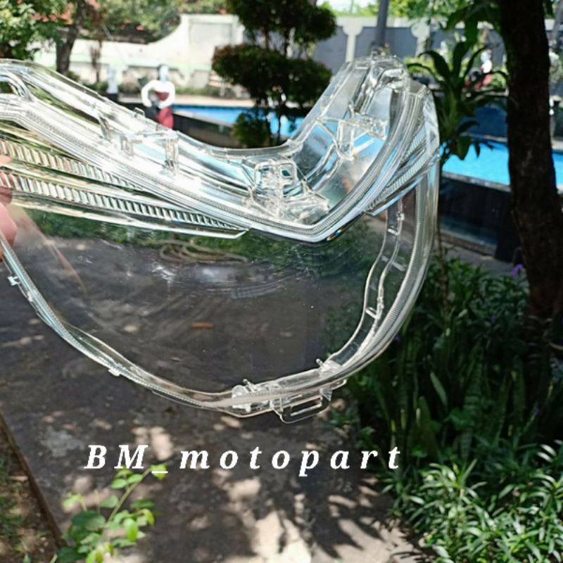 Mika Kaca Lampu Depan Yamaha Nmax 155 Lensa Kaca Headlamp Nmax