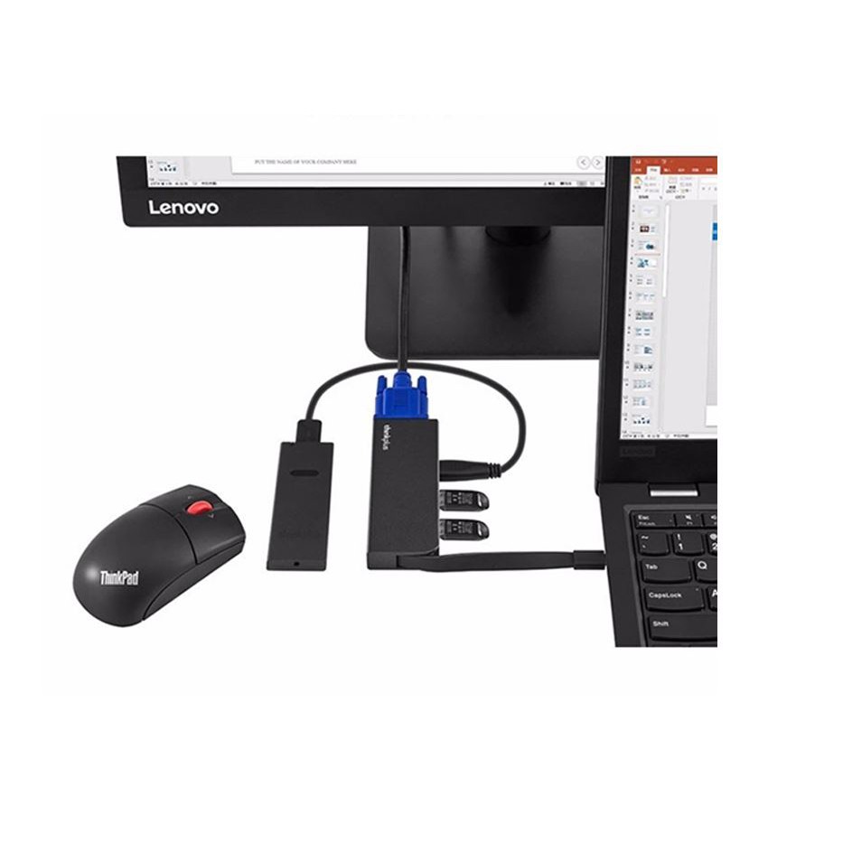 Converter Type C to VGA USB 3.1 Lenovo thinkplus 4 in 1 Original