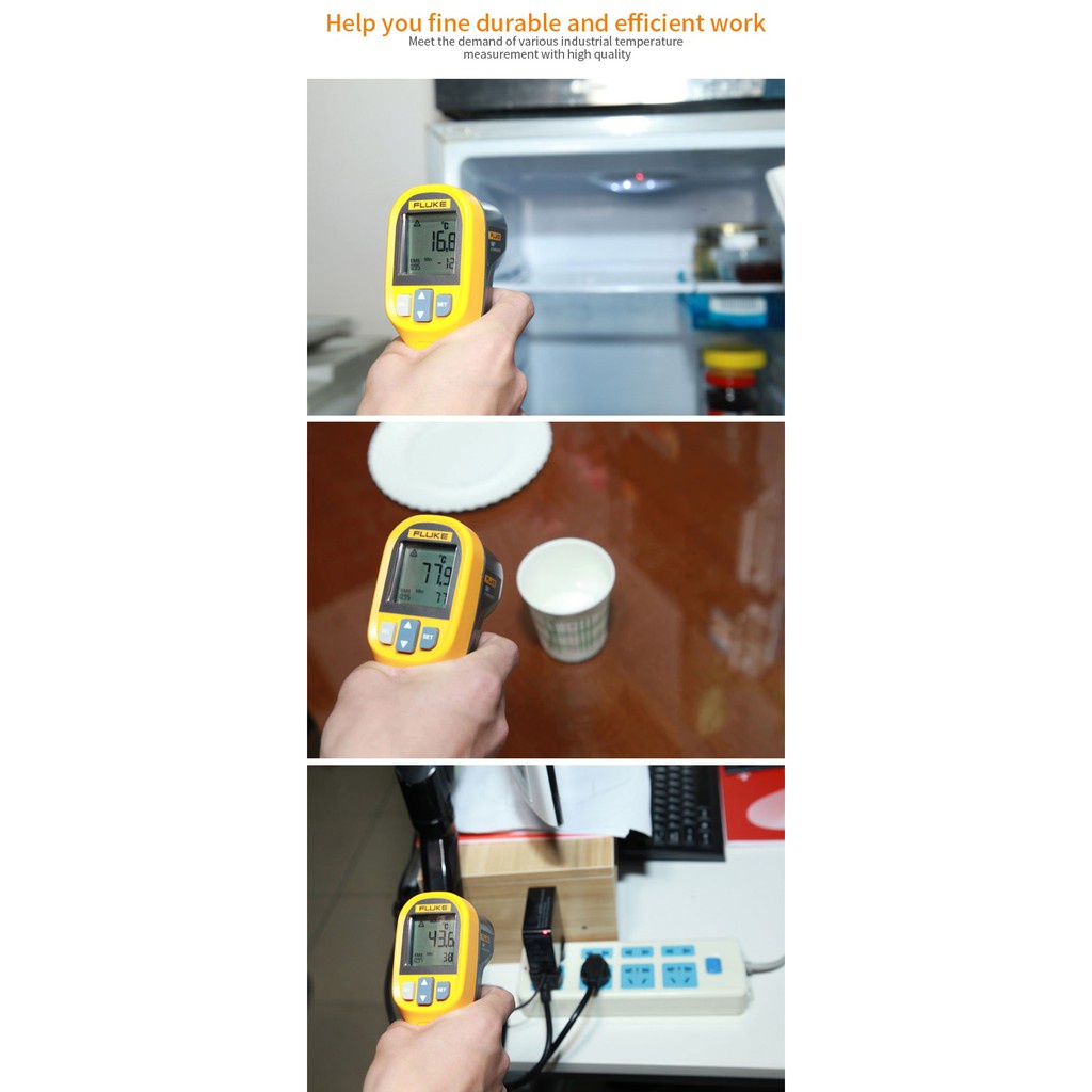 FLUKE MT4 MAX - Handheld Infrared Thermometer with LCD Display - Termometer Gun Untuk Industri