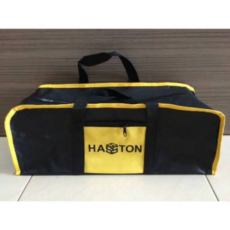 TOOLS TOOL BAG Tas Tempat Alat Perkakas Kain Canvas Hitam Kuning - HASSTON PROHEX