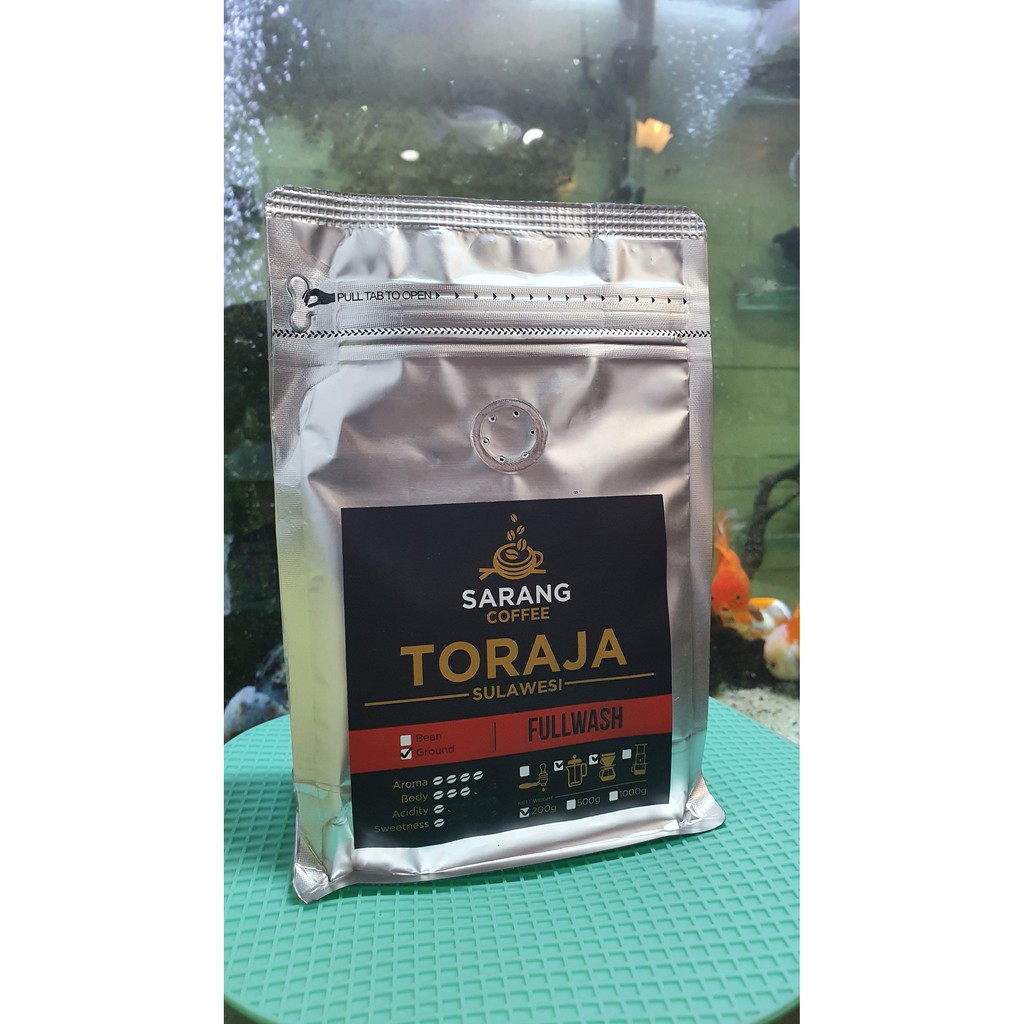 

Kopi Toraja Arabica FULLWASH 200g