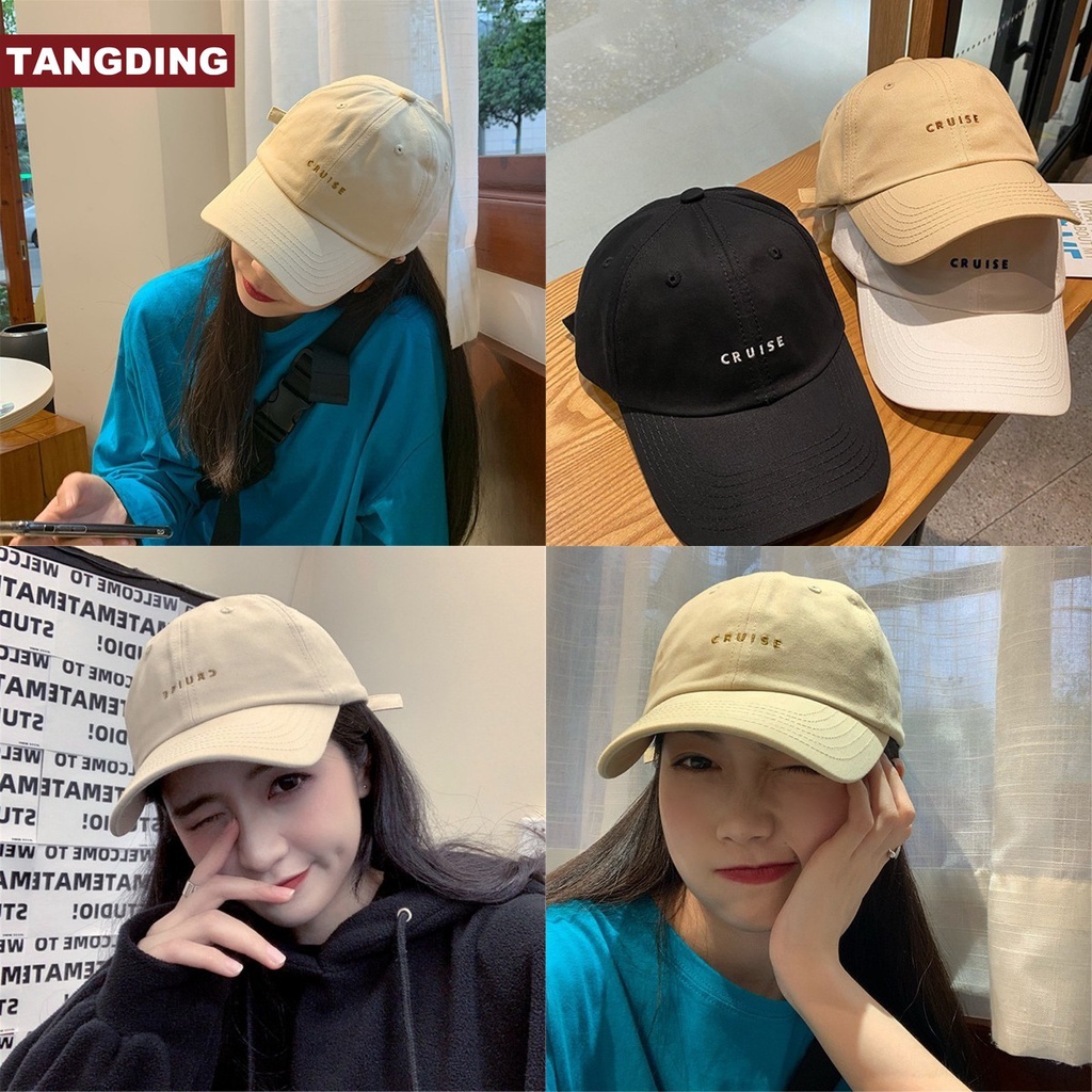 Topi Baseball Musim Panas Warna Hitam Gaya Korea Untuk Pria Dan Wanita