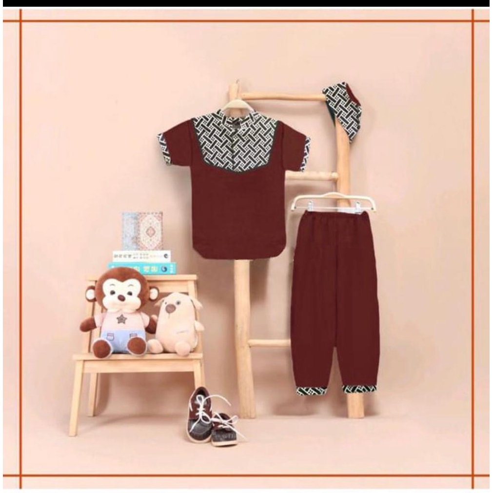SETELAN KOKO MOTIF BATIK 1-5 TAHUN
