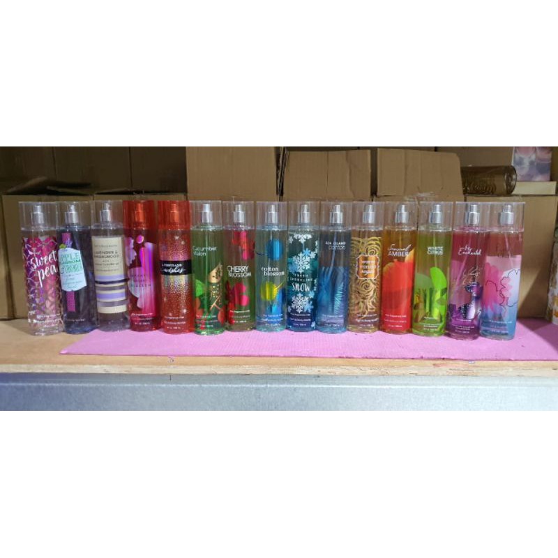 BBW ORIGINAL Bath and body works Warm Vanilla Sugar Shimmer mist 236ml